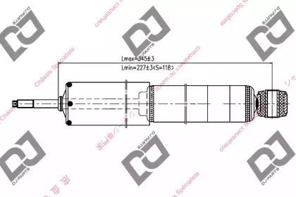 Амортизатор DJ PARTS DS1185HT